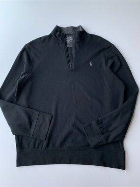 Polo Ralph Lauren Quarter Zip-Neck Pullover Sweater mens L